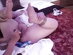 Grassonet amateur asiàtic madura joguina jugar