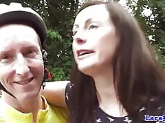 Euro anglès milf a mitges anal merda